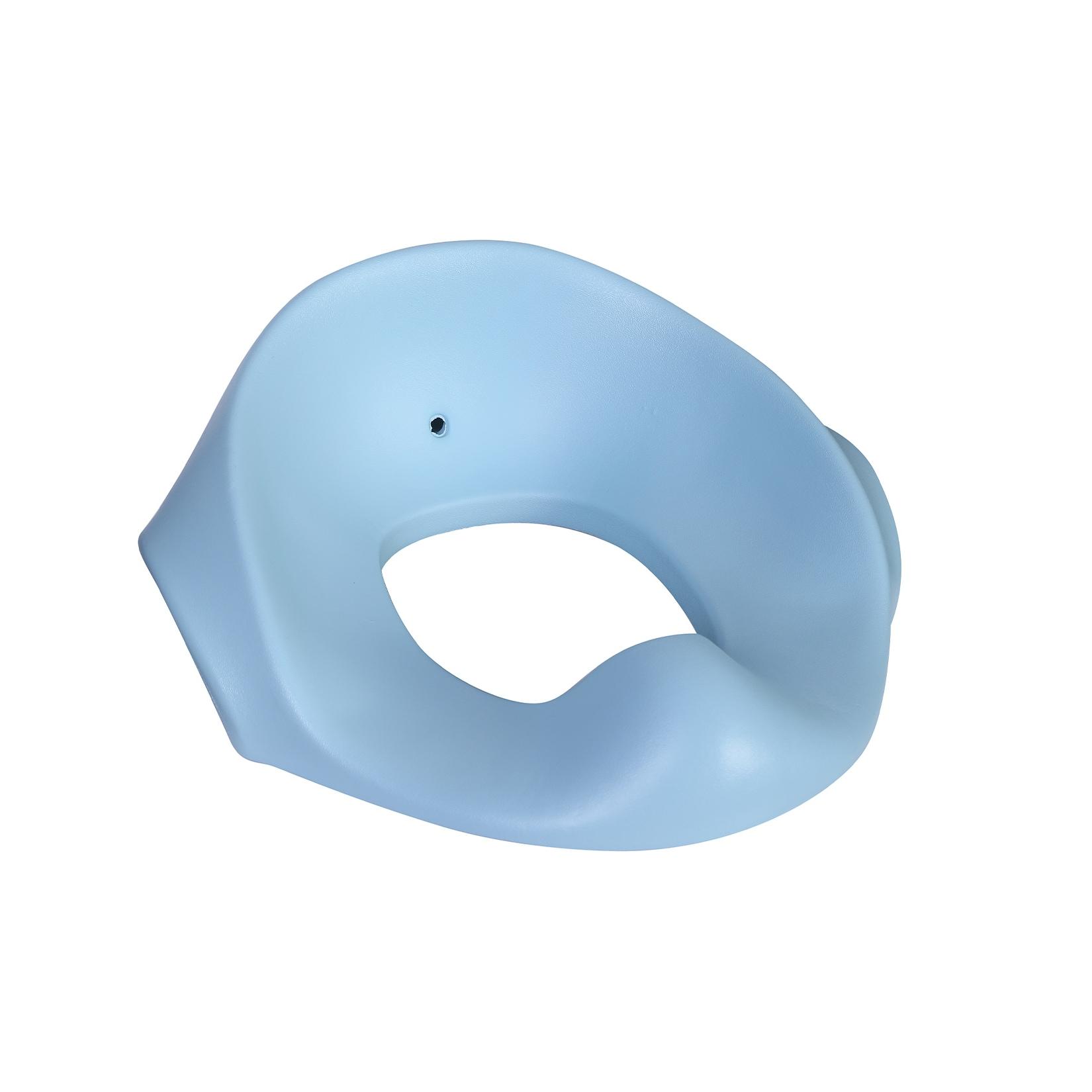 Kikkaboo Toilettensitz Flipper, anatomische Form, Spritzschutz, Seitengriffe blau