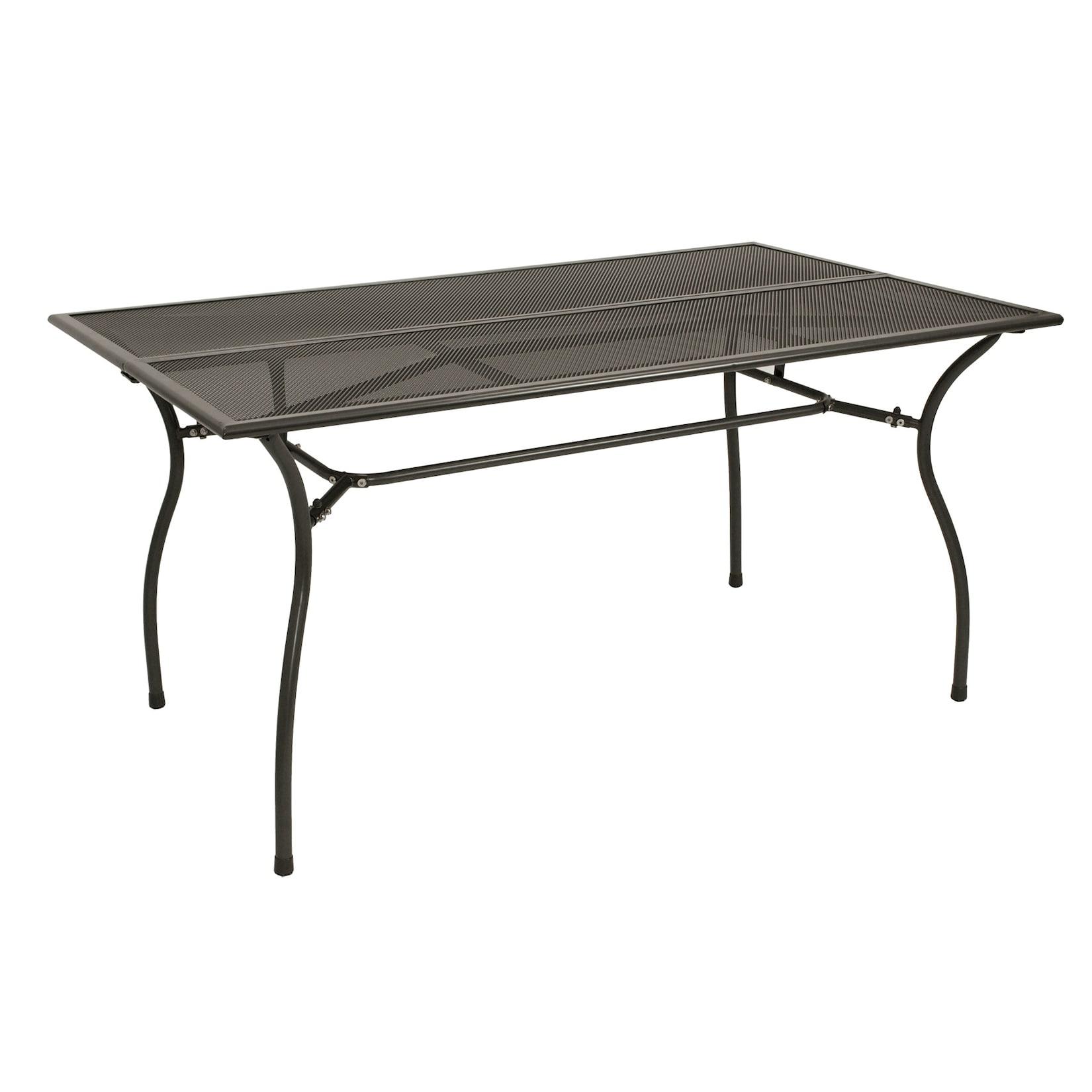 Gartentisch CLASSIC 90x150cm, Streckmetall anthrazit