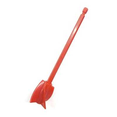 Epoxy Mixer Drill Attachment Resin Paint Stirrer For Consistency Viscosity red