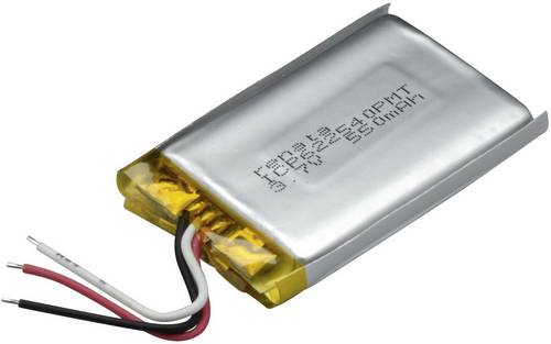 Renata ICP622540PMT Spezial-Akku Prismatisch Kabel LiPo 3.7V 600 mAh 1St.
