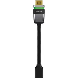 Purelink HDMI (Typ A) — HDMI (Typ A) (0.10 m), Videokabel, Schwarz