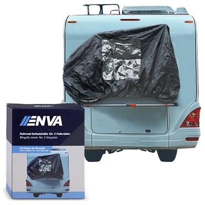 Enva Fahrrad-Schutzhülle f.2 Fahrräder - mit Fenster für Warntafel [Hersteller-Nr. 40985499]