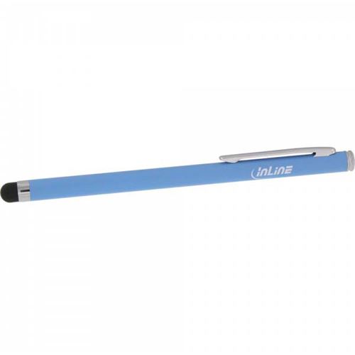 InLine Stylus, Stift für Touchscreens von Smartphone und Tablet, blau