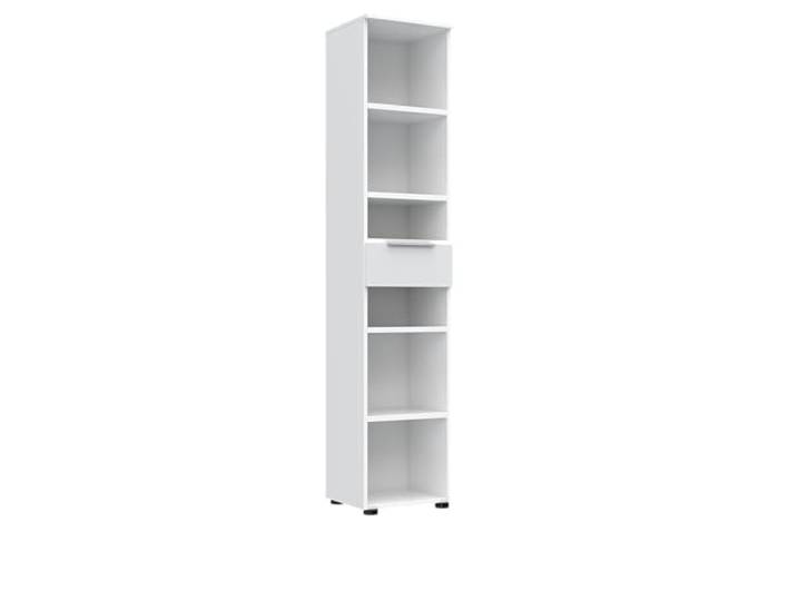 Stella Trading SANTORIN Aktenregal Standregal Weiß 40 x 198 x 38 cm (B/H/T)
