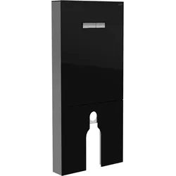 Vitrus Stand-Spülkasten für Stand-WCs mit Glasfront Schwarz