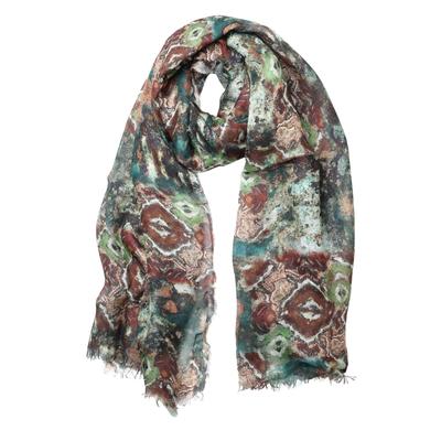 Modeschal "Marrone", Damen, braun, Viskose, COLLEZIONE ALESSANDRO, unifarben, Basic, Modetücher, aus Naturmaterial, Made in Italy