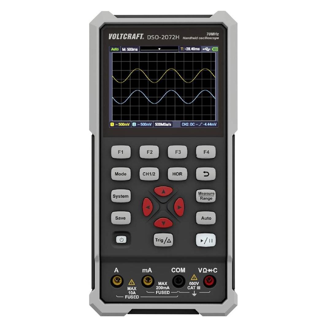 Voltcraft Digital Oszilloskop 3 in 1 (CAT II 400V, Oszilloskop) (VC-11901280)