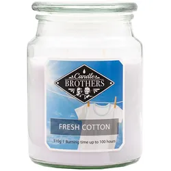Fresh Cotton 510g Candle Brothers Duftkerze