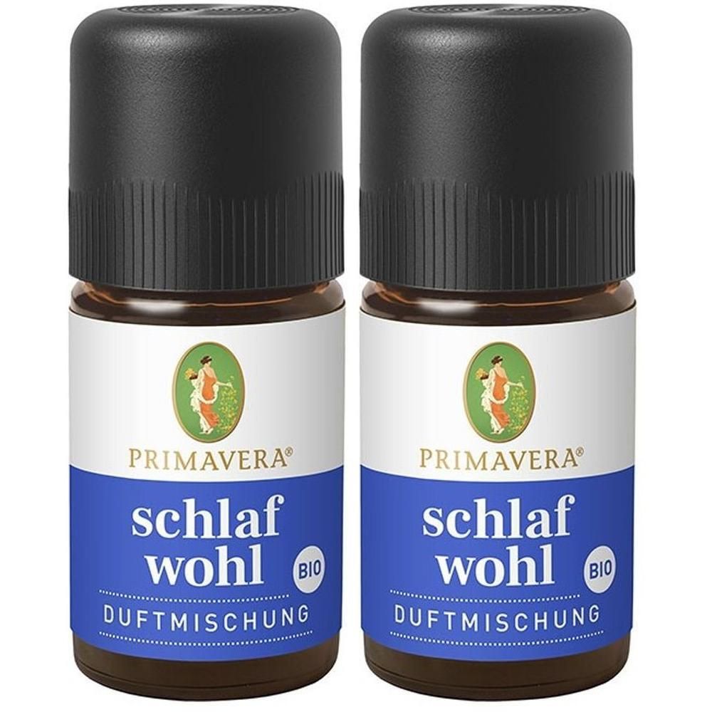 Schlafwohl Duftmischung Bio ätherisches Öl 2x 2x5 ml Ätherisches