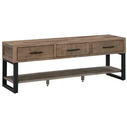 WOLFMÖBEL TV-Lowboard Boston 5063 Holz Braun