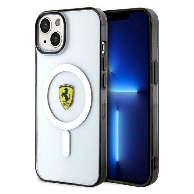Ferrari FEHMP14SURKT iPhone 14 6.1" clear/transparent hardcase Outline Magsafe (Apple iPhone 14) (FER000569-0)