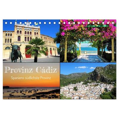 Provinz Cádiz - Spaniens südlichste Provinz (Tischkalender 2027 DIN A5 quer), CALVENDO Monatskalender
