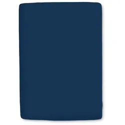 Collection Noblesse Spannbettlaken 100 x 200 cm Jersey Blau