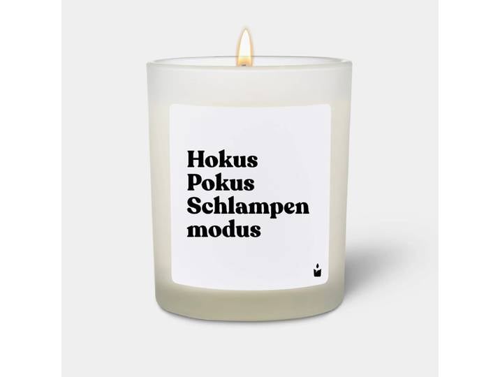 Duftkerze Weiss Woody Hokus Pokus Schlampenmodus