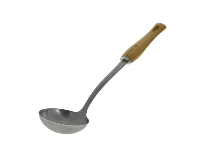 De Buyer Suppenschöpfer Nostalgy silber-braun Edelstahl/holz T 34 cm - Suppenschöpfer