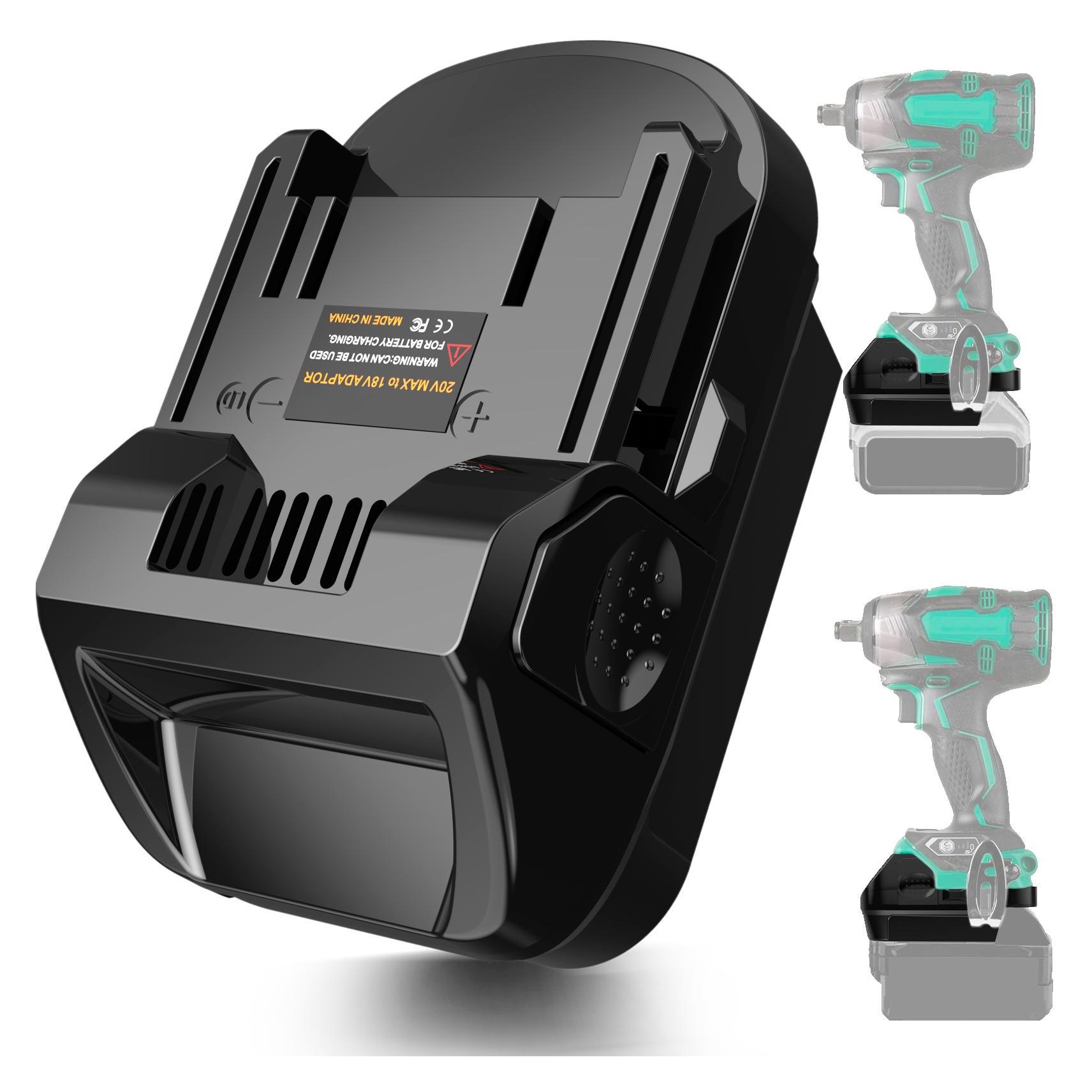 LKD Akku-Adapter - DeWalt/Milwaukee für Hitachi Elektrowerkzeuge (18 V) (69479327)