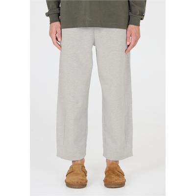 Sporthose SOS "Ramiu", Herren, Gr. XS, US-Größen, grau (hellgrau), 100% Baumwolle, unifarben, lang, Hosen Sporthose, mit weichem und frischem Tragegefühl