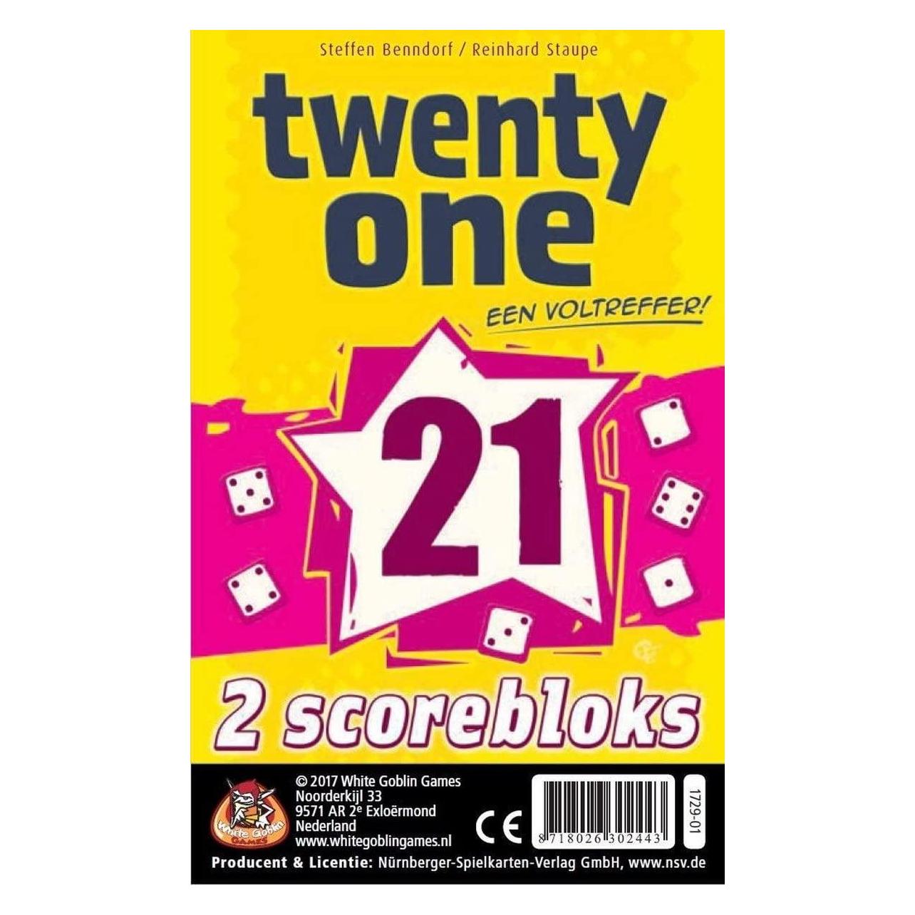 White Goblin Games expansion set (21Twenty One ) scoreblocks (Niederländisch) (40821281)