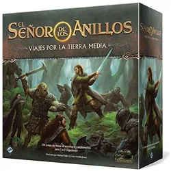 FFG Mittelerde Reisen Kooperatives Abenteuer Brettspiel für 1-5 Spieler ab 14 Jahren (Spanisch, 1 - 5 Spieler)