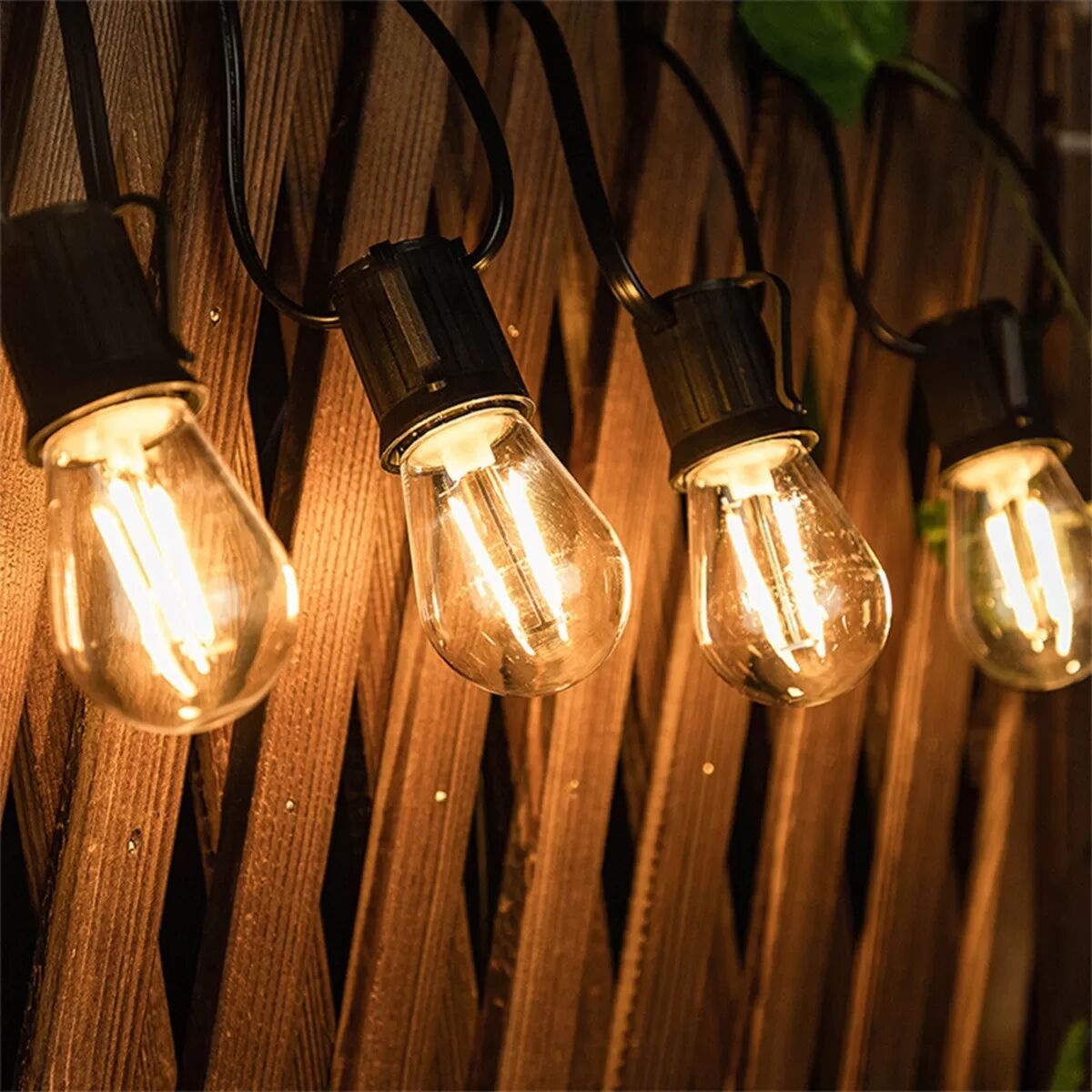 INF 15M 1W LED Dekorative Lichterkette - Klare Birnen, EU-Stecker - Perfekt für Außenbereich