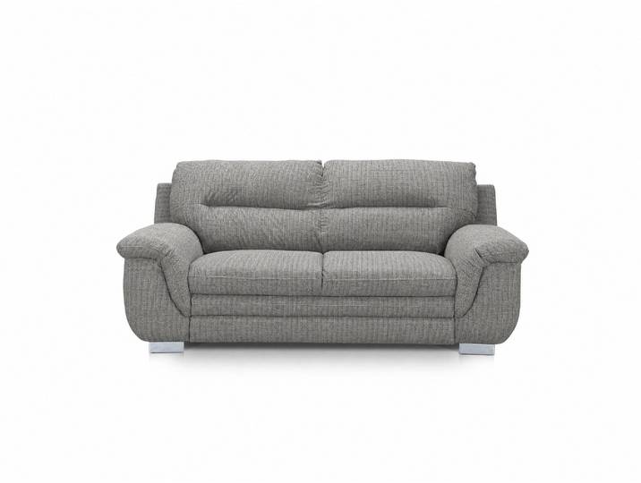 2er Sofa TRAPANI Stoff anthrazit