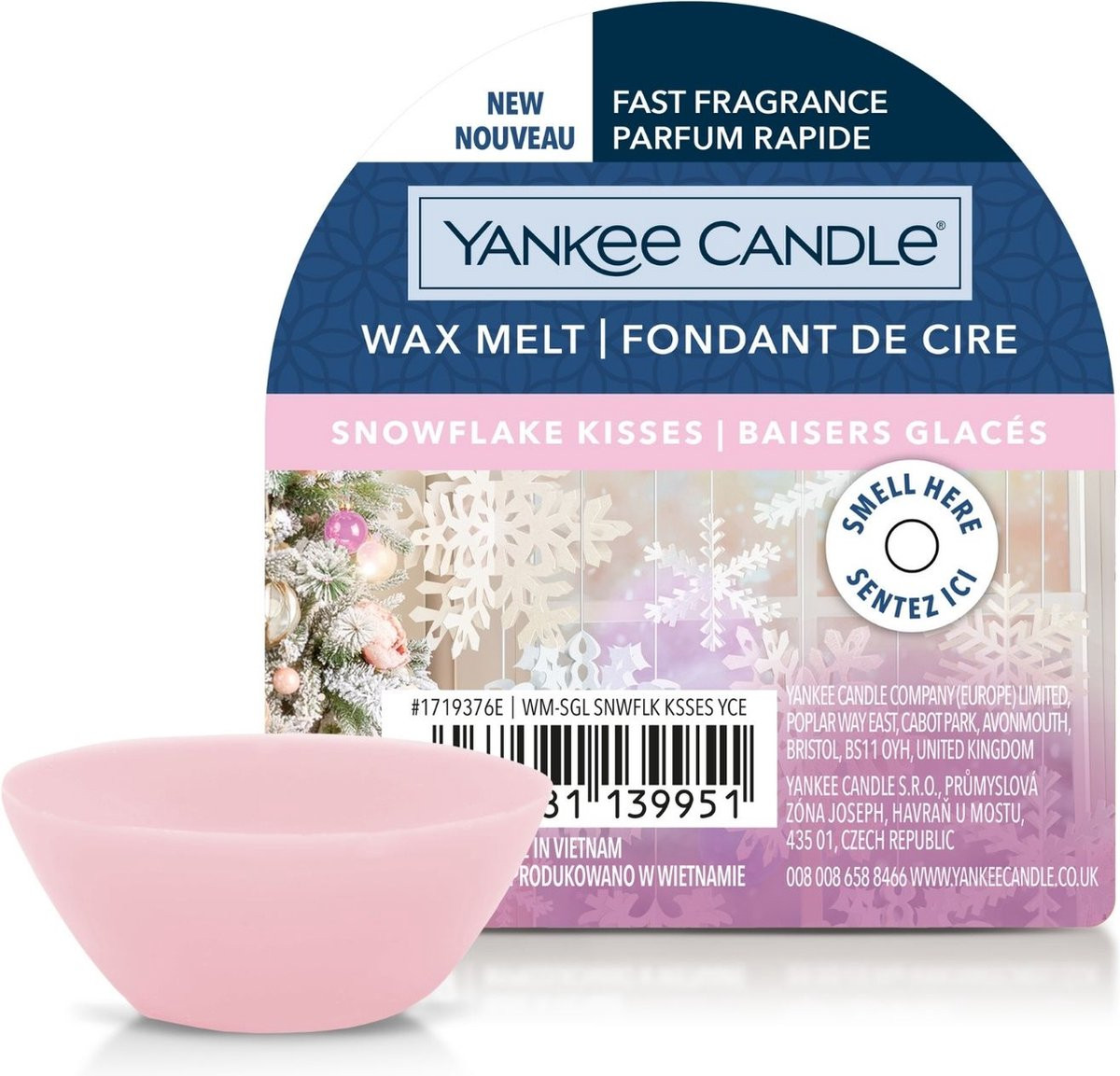 Yankee Candle Snowflake Kisses Wax Melt