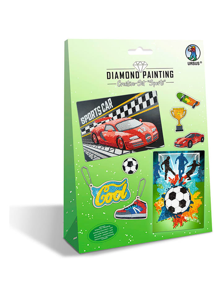 URSUS Kreativset "Diamond Painting - Sports" in Bunt - onesize