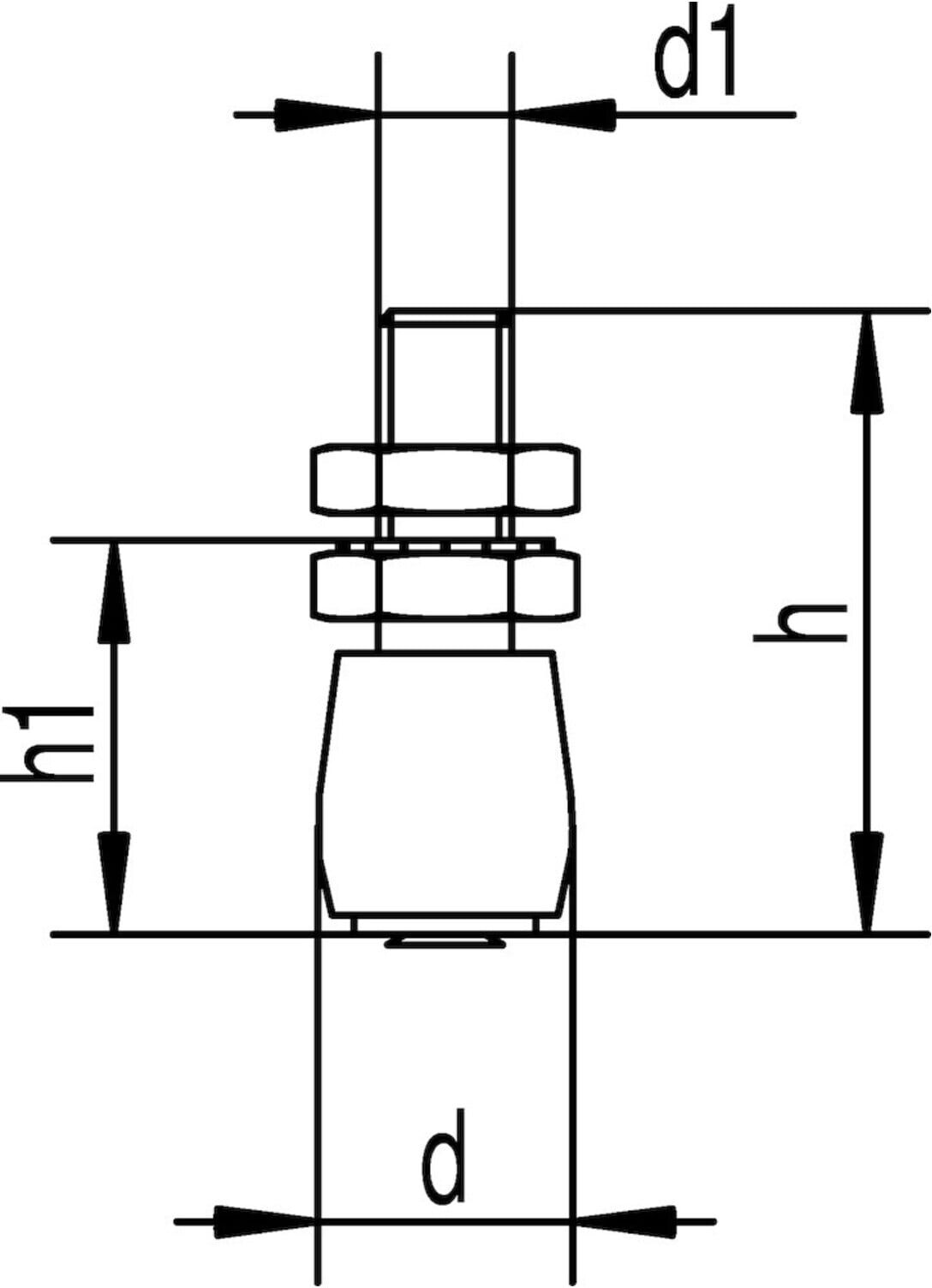 HELM Schieb-Führungsrolle 349 S für U-Schiene 340 (034942)