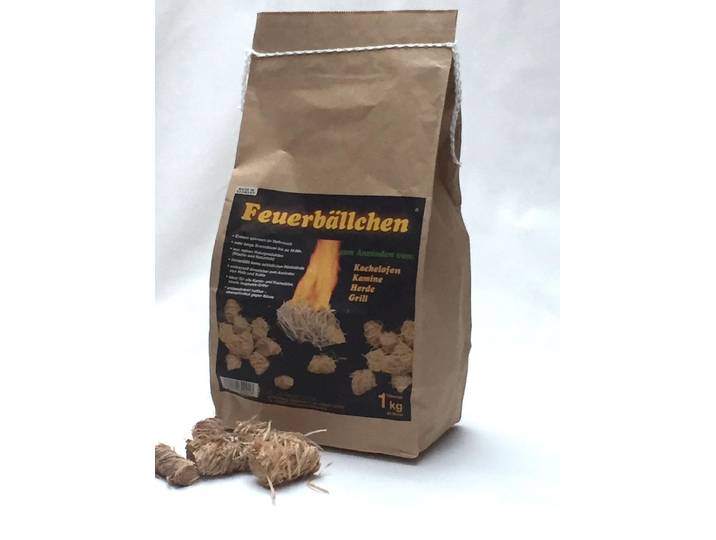 Lienbacher Houtwol Aanmaakkrullen 1 kg – FSC – BBQ\, Kamado & Houtkachel – ±80 stuks