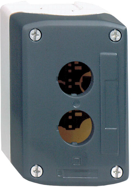 Schneider Electric Boîtier vide 2 positions RAL 7035/7016 XALD02 (XALD02)