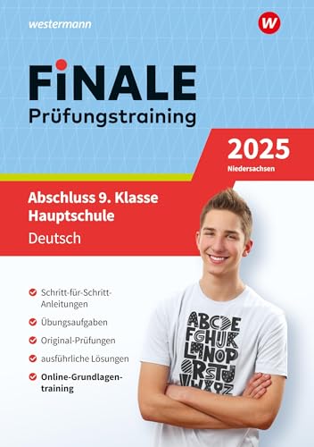 Martina Hartwig - FiNALE Prüfungstraining Abschluss 9.Klasse Hauptschule Niedersachsen: Deutsch 2025 Arbeitsbuch mit Lösungsheft (FiNALE Prüfungstraining: Abschluss 9./10. Klasse Hauptschule Niedersachsen) - Preis vom 09.10.2026 07:28:09 h