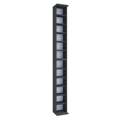 Holz CD DVD Stand Aufbewahrung Deko Regal Bigol