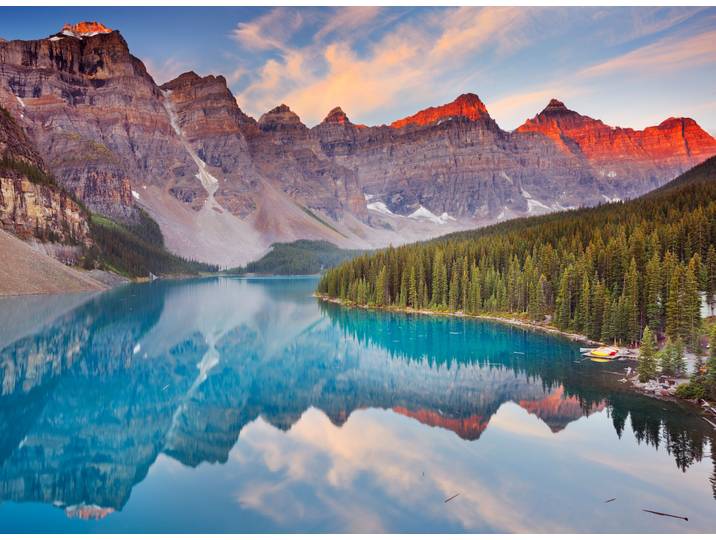 Papermoon Moraine Lake Sunrise glatt