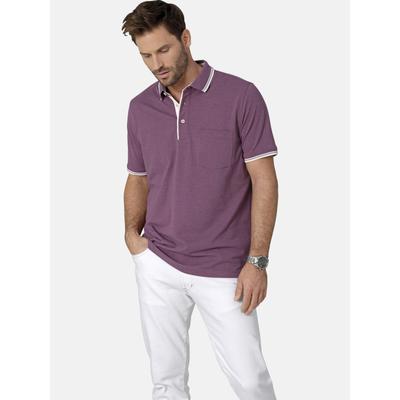 Poloshirt BABISTA "Poloshirt TESSAVEST", Herren, Gr. 48, lila, Obermaterial: 60% Baumwolle CO. 40% Polyester COOLMAX PES(Coolmax)., Shirts