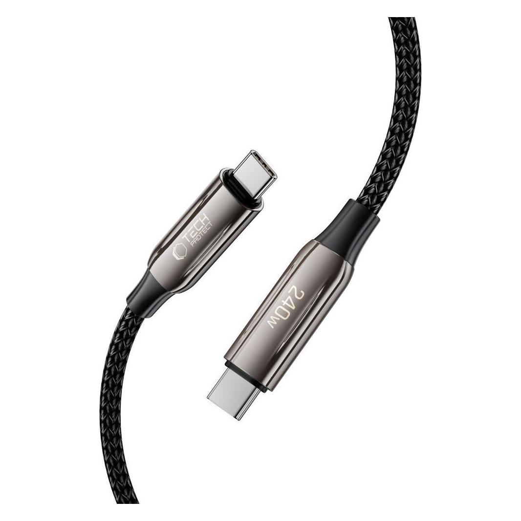 Tech-Protect UB10T Ultraboost USB-C PD240W/QC4.0 Cable 100cm - Black (1 m, 240 W) (26930-0)
