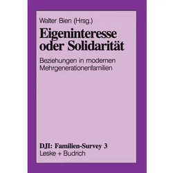 Eigeninteresse oder Solidarität, Fachbücher
