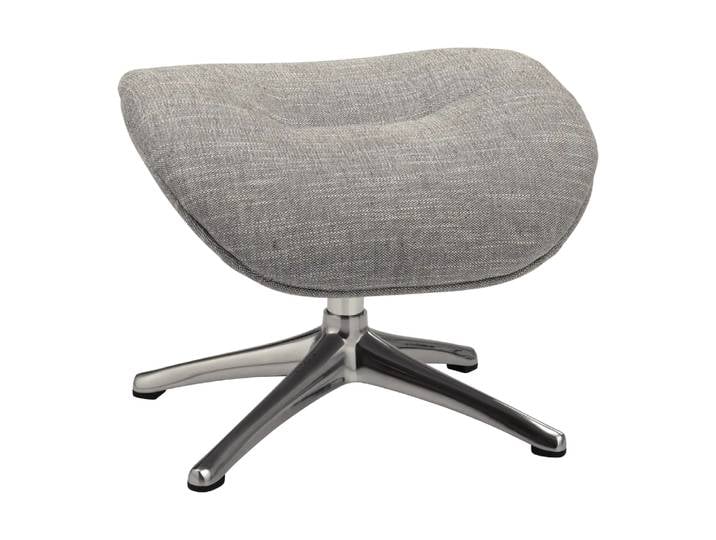Hocker Metro More, Flexlux, grau, Textil
