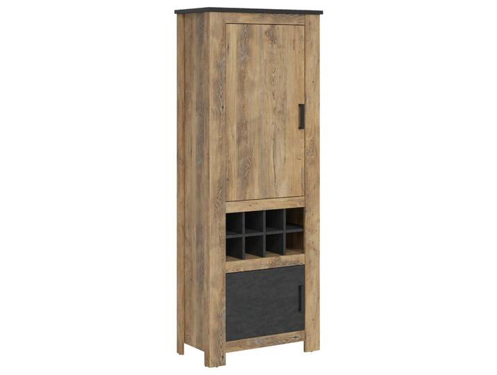Vitrine Rapallo Kastanie B: 74 cm