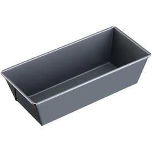 Westmark Backform Back Meister, Königskuchenform, aus Stahl, 25,7 x 12 x 7 cm, anthrazit, antihaftbeschichtet, Kastenform
