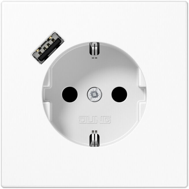 Jung Prise SCHUKO avec USB Type A LS1520-18AWW (LS1520-18AWW)