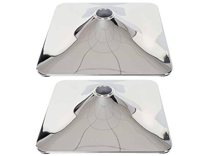 Mendler 2er-Set Fußteller für Barhocker Drehstuhl Esszimmerstuhl Ø 37,5cm