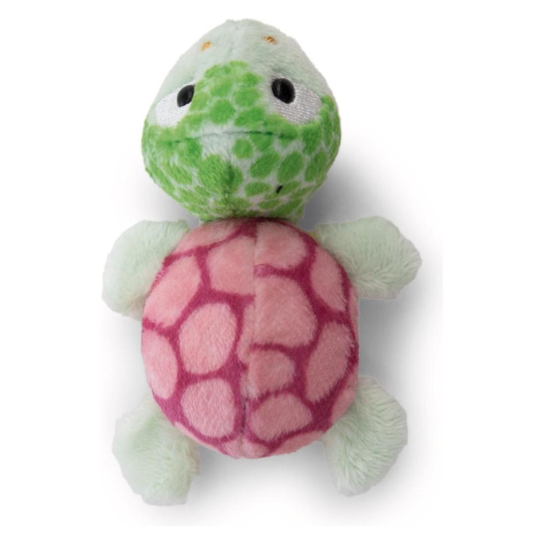 NICI Plüsch Mini MagNICI Schildkröte grün pink 7cm (70423024)