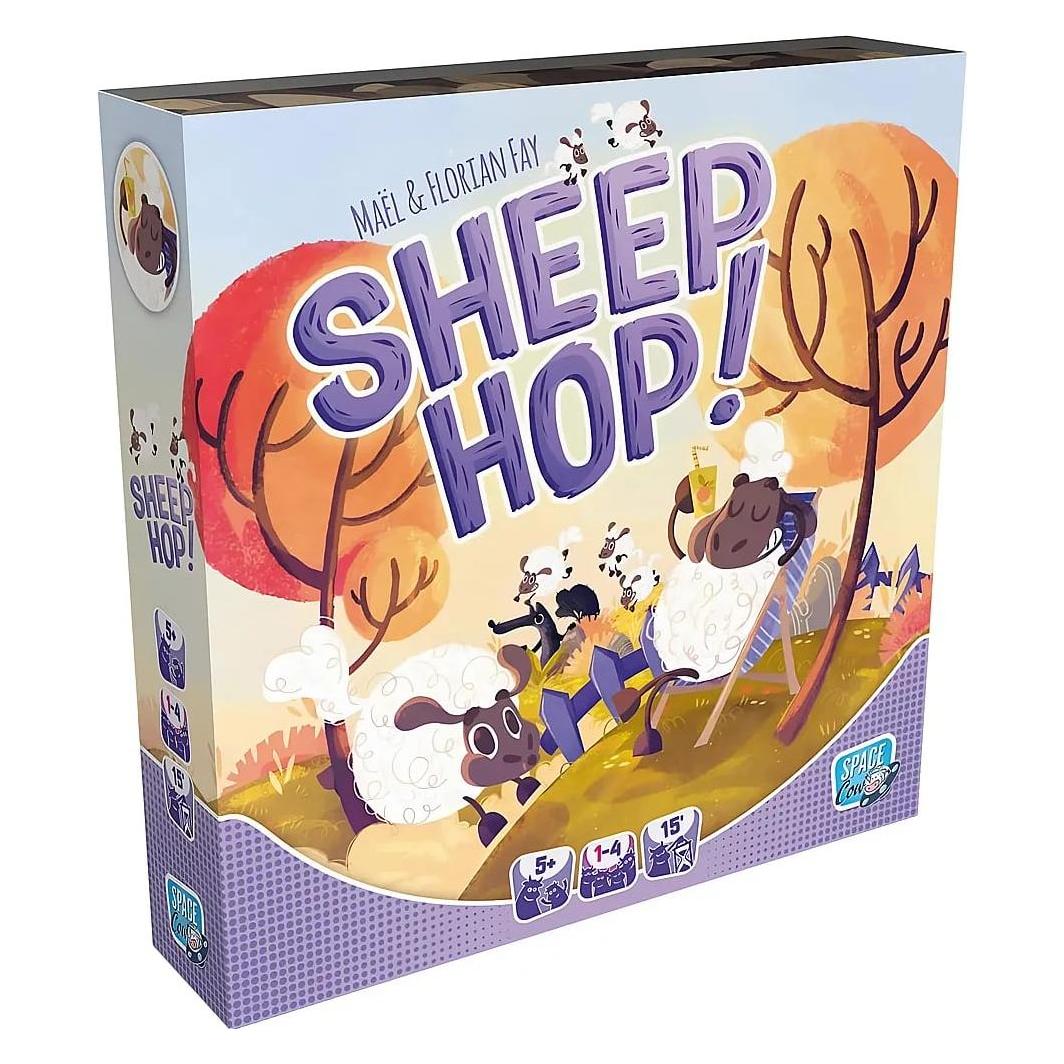 Asmodée SCOD0104 - Sheep Hop!, Brettspiel, für 1-4 Spieler, ab 5 Jahren (DE-Ausgabe) (Deutsch, 1 - 4 Spieler) (SCOD0104)