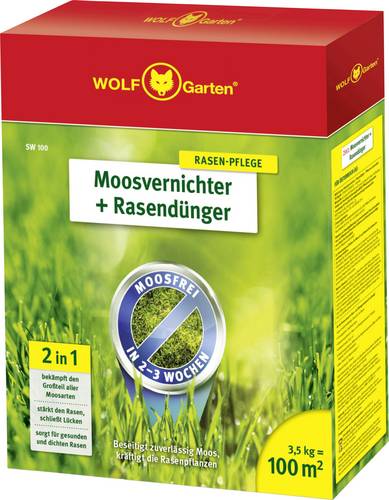 WOLF-Garten 3841020 Moosvernichter + Rasendünger SW 100 1St.