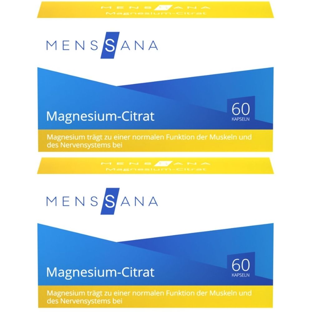 Magnesiumcitrat MensSana Kapseln 2x 2x60 St