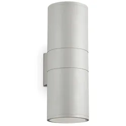 Ideal Lux Outdoor Wandleuchte GUN BIG, Up/Down, 2-flammig, 2xE27, IP54, grau IDEA-163604