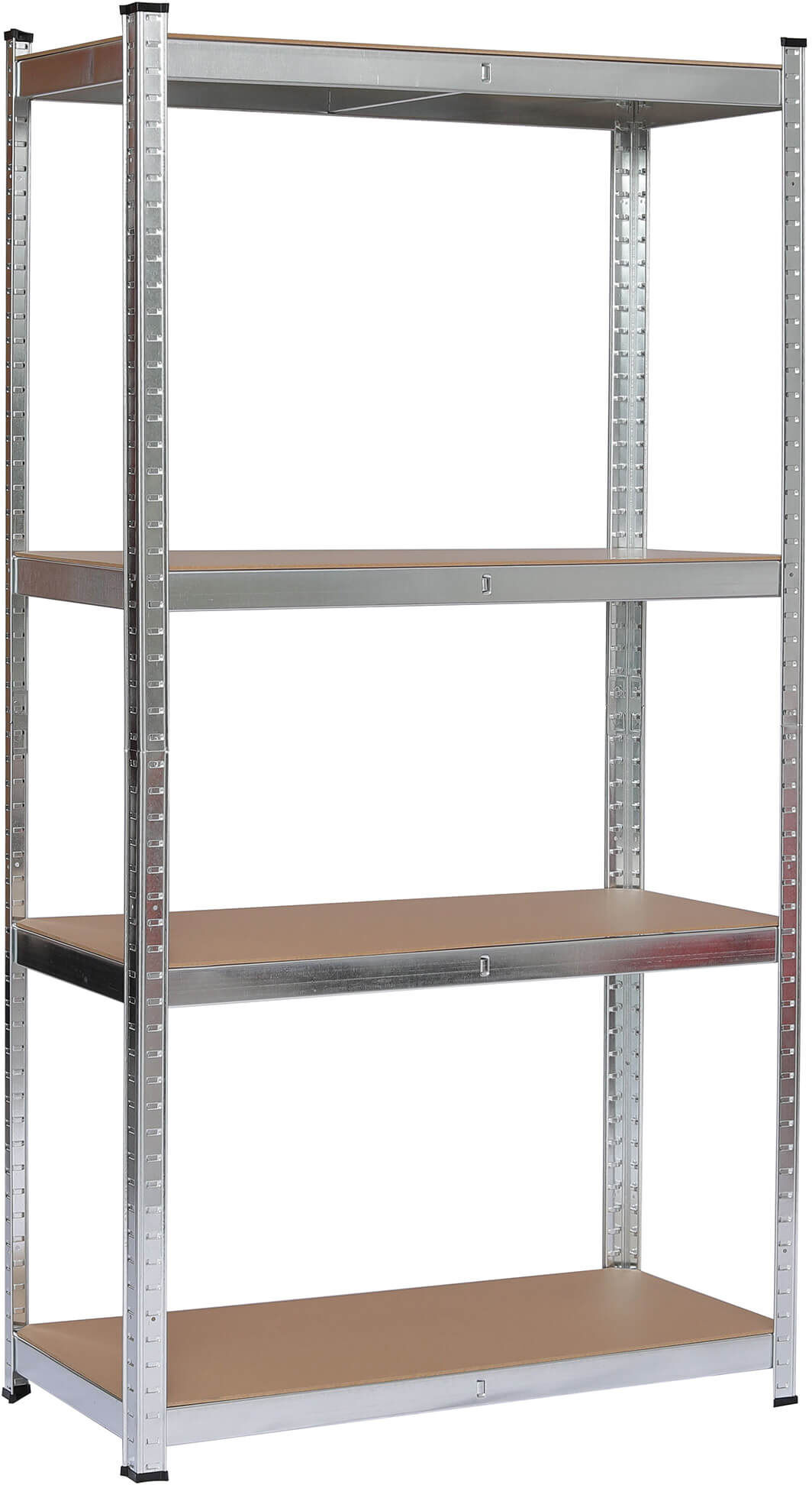 giordanoshop Scaffale 4 Ripiani 160x120x40 cm in Acciaio con Ripiani in MDF...