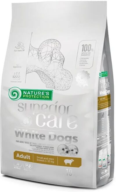 Natures Protection Dog Adult Superior Care Cães Adulto Pequeno e Mini Borrego 10 Kg
