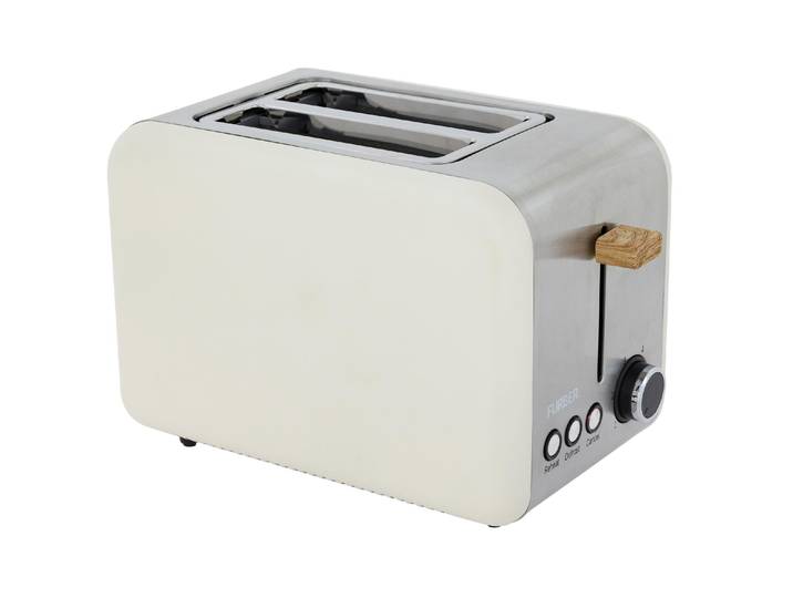 FURBER Toaster Toaster Creu/Holz , beige (natur), Toaster, Toaster