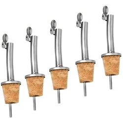 LAYBA Flaschenausgießer 5er-Set Braun